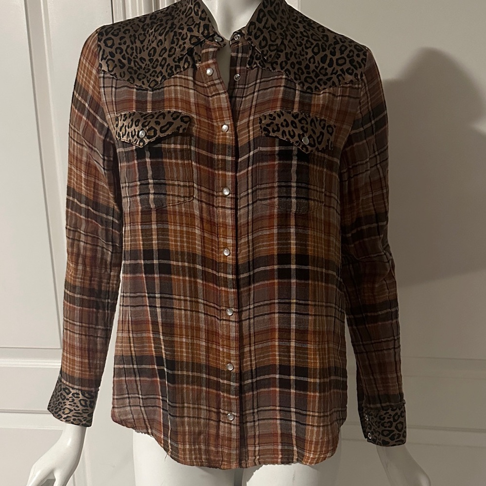 Johnny Was Western Shirt